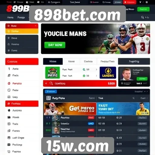 Interface do usuário do 898bet.com é amigável